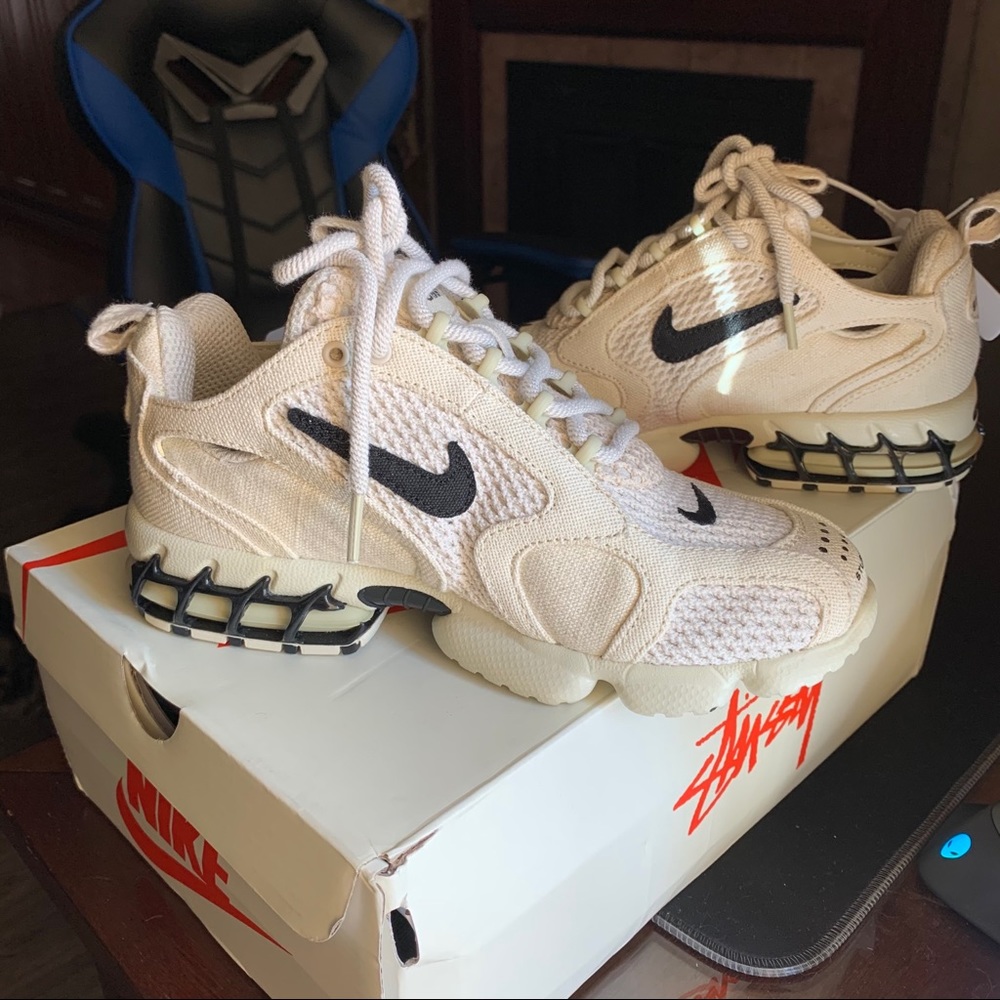 Nike Stussy x Air Zoom Spiridon Caged ‘Fossil